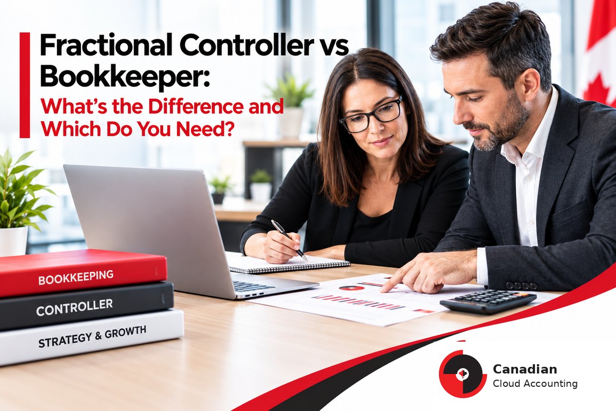 Fractional controller reviewing a bookkeeper’s month-end close checklist